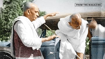 Sardar Patel and Mahatma Gandhi