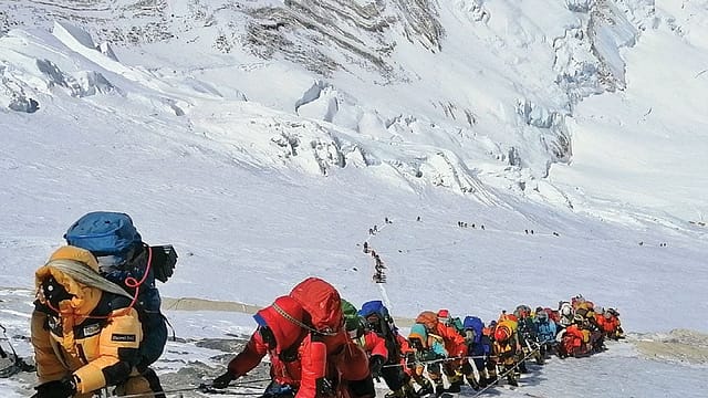 An avalanche struck Himlung Himal base camp in Nepal on Sunday morning, leaving at least 10 people missing, according to expedition organisers. Heavy snowfall had forced climbing teams to withdraw, while authorities advised suspending trekking and mountaineering activities
An avalanche struck Himlung Himal base camp in Nepal on Sunday morning, leaving at least 10 people missing, according to expedition organisers. Heavy snowfall had forced climbing teams to withdraw, while authorities advised suspending trekking and mountaineering activities