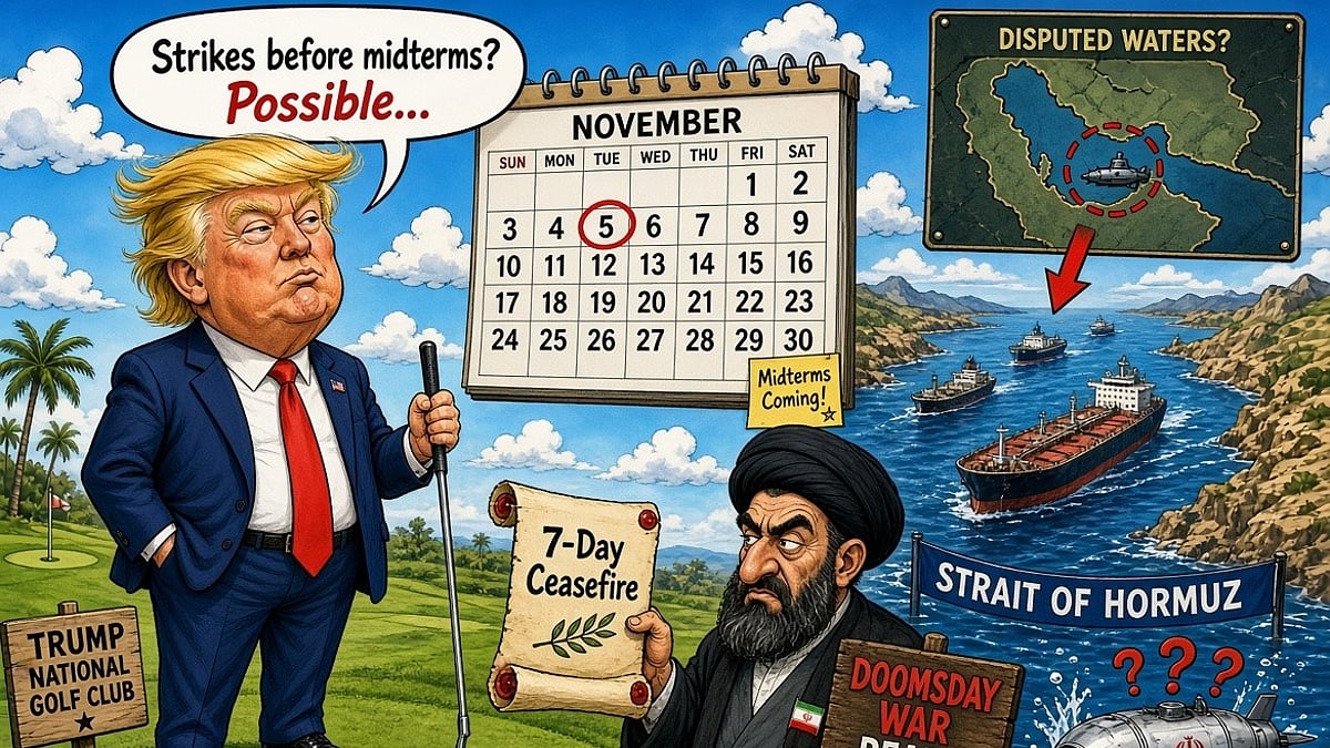 Trump Hints at Possible Iran Strikes Before US Midterms as Tehran Warns of Doomsday War and Hormuz Tensions Rise