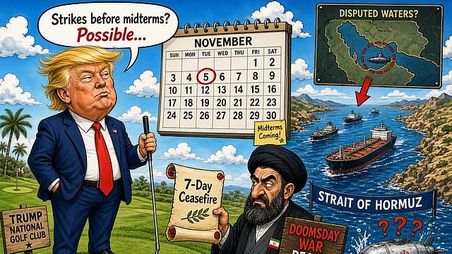 Trump Says Iran Strikes Possible Before Midterms; Tehran Warns of ‘Doomsday War’
