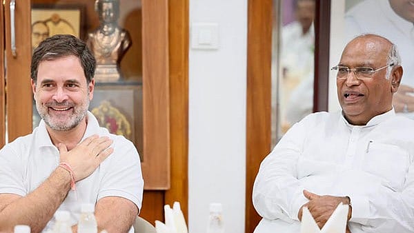 Rahul Gandhi and Mallikarjun Kharge Rahul Gandhi and Mallikarjun Kharge