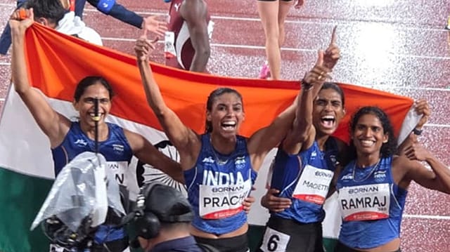 Asian Games 2026: Women’s Relay Wins India’s First Athletics Gold, Gulveer Completes Medal Hat-Trick