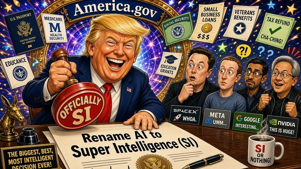 Artificial No More, Donald Trump Renames AI ‘Super Intelligence’ - Open Magazine