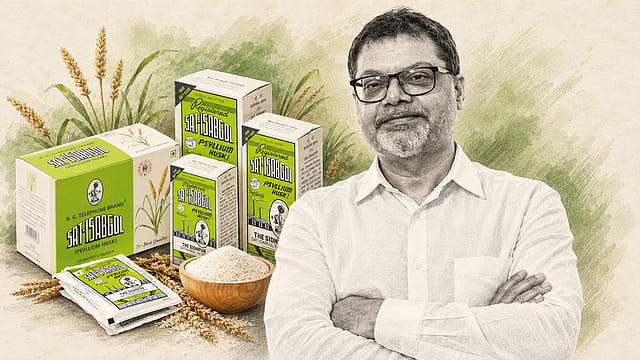 Niraj Wadhwa, managing director of Telephone Sat-Isabgol, with the brand’s familiar green packs. The challenge: giving Gen Z a fresh reason to reach for a household staple Niraj Wadhwa, managing director of Telephone Sat-Isabgol, with the brand’s familiar green packs. The challenge: giving Gen Z a fresh reason to reach for a household staple
