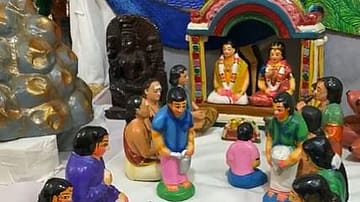 The magic of Navaratri Golu: Gods, heirlooms and tiny railway stations