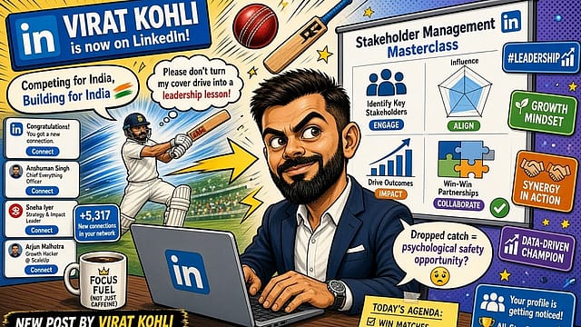 Virat Kohli Joins LinkedIn. Please Don’t Turn Him into a Leadership Lesson