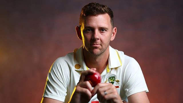 The number beside Josh Hazlewood's age had invited questions about how much remained. The numbers beside his name offered one answer. Six for 49. Still quick. Still unfinished The number beside Josh Hazlewood's age had invited questions about how much remained. The numbers beside his name offered one answer. Six for 49. Still quick. Still unfinished