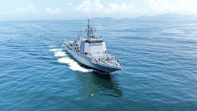 Indian Navy Commissions Indigenous Multi-Purpose Warship INS Samarthak 