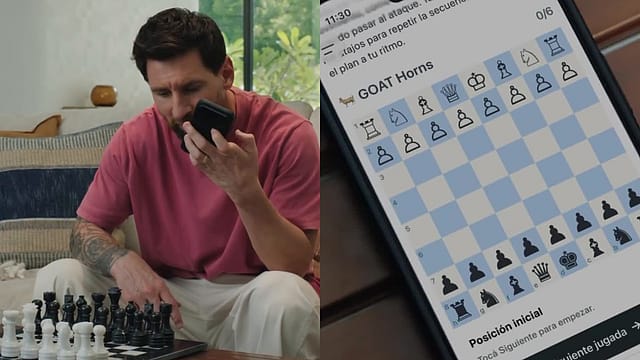 As a piece of celebrity customisation, Lionel Messi's advertisement is economical and playful. As a reason to recommend a chess opening, it needs rather more explanation As a piece of celebrity customisation, Lionel Messi's advertisement is economical and playful. As a reason to recommend a chess opening, it needs rather more explanation