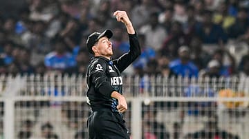 The appeal of Mitchell Santner's bowling lies in the distance between its unhurried appearance and the decisions it demands