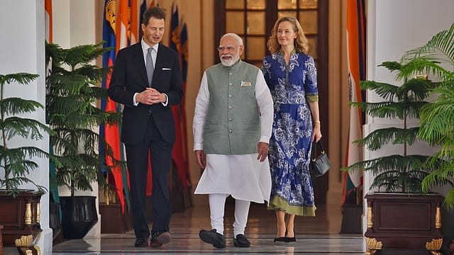 PM Modi Holds Delegation-Level Talks With Liechtenstein’s Hereditary Prince Alois
