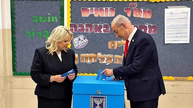 Prime Minister Benjamin Netanyahu is urging supporters to vote for his Likud party Prime Minister Benjamin Netanyahu is urging supporters to vote for his Likud party
