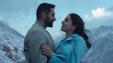 Ayushmann Khurrana and Sara Ali Khan in Udta Teer
