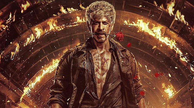 Shah Rukh Khan unveiled a new poster of ‘King' on Tuesday. Shah Rukh Khan unveiled a new poster of ‘King' on Tuesday.