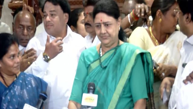 Former General Secretary of AIPTMMK VK Sasikala Former General Secretary of AIPTMMK VK Sasikala
