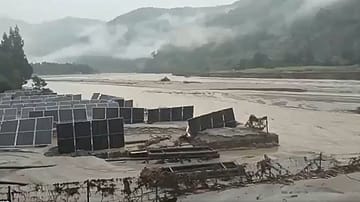 Bhutan floods have partially damaged the Solar Irrigation Lifting System in the Dochhukha-Dzomlingthang-Ritsa Chiwog area of Punakha.