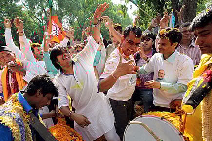 Verdict Day: Vignettes from BJP headquarters