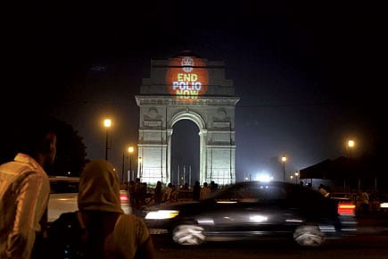 India becoming polio-free