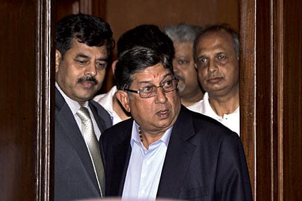 Clean Chit to Srinivasan