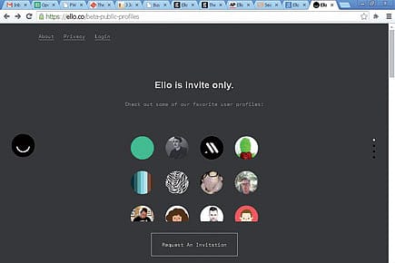Ello, the all new ‘private’ social networking website