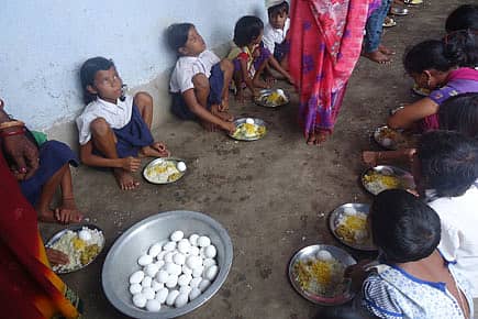 What happens when eggs go missing from Midday Meals?