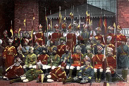 Where the poppies blow between the crosses, row on row