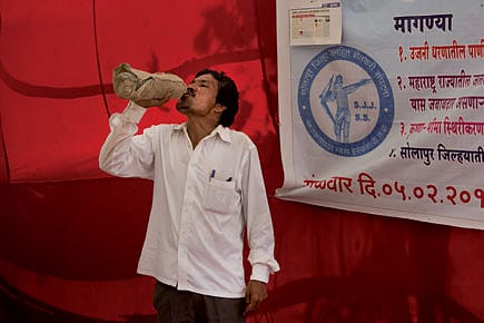 The Strange Trajectory of an Agitation