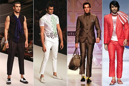 Now Men Flaunt the Ankle