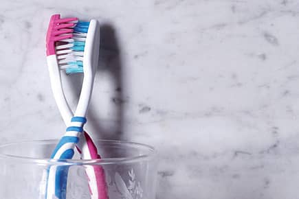 My Toothbrush in His Bathroom