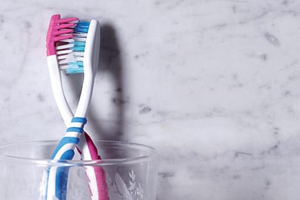 My Toothbrush in His Bathroom