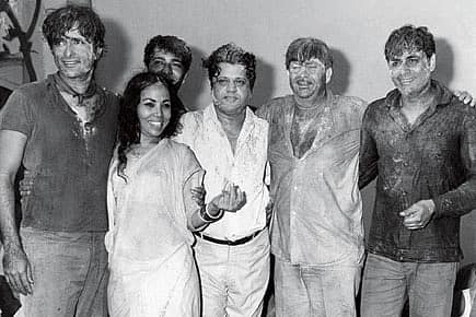 When a Film Star Hosts a Party
