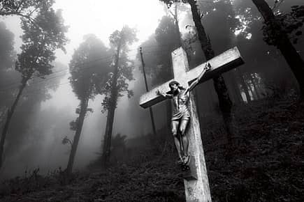 Christ on the cross… maybe not