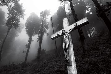 Christ on the cross… maybe not