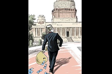 Rejoice, he has gone