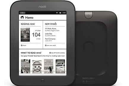 New Nook: The Simple Touch Reader
