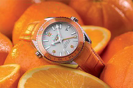 Seamaster Planet Ocean Orange Ceramic