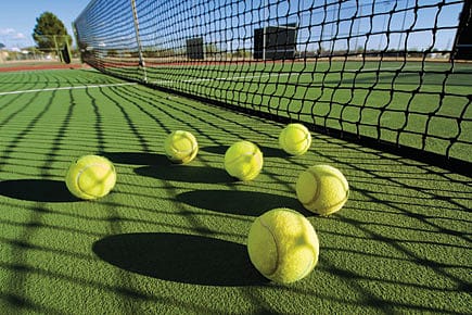 You’re using the grounds of a tennis club without paying for it. Is it fair?