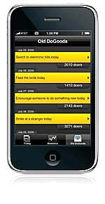 DoGood with an iPhone