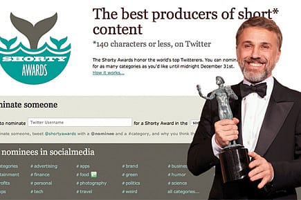 An Award for Tweeting An Award for Tweeting