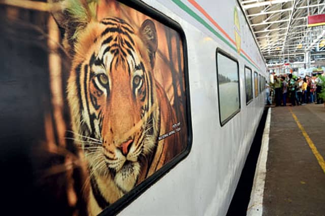 On Board the Science Express