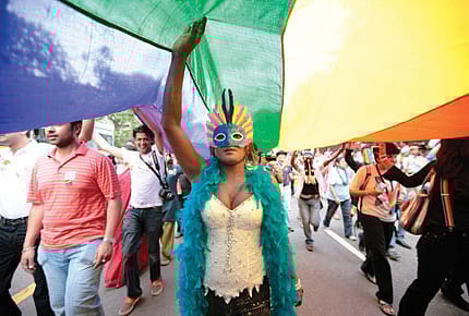 Rivals on Same Platform to Oppose Gay Rights