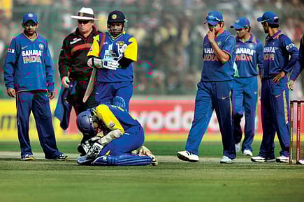 When a Virgin Wicket Drew Blood