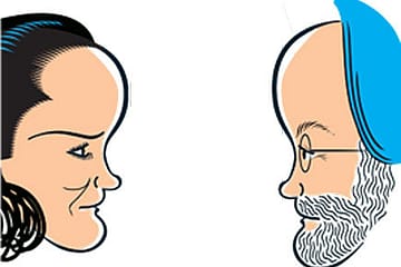 Getting in Toon with Sonia and Manmohan