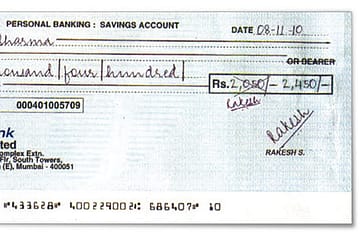 New Cheque Norms