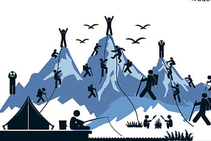 The Traffic Jam on the Way to Mount Everest