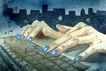 Sleepless on Facebook