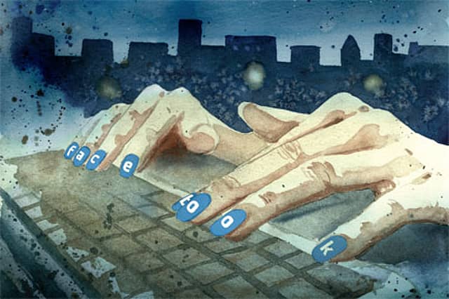 Sleepless on Facebook