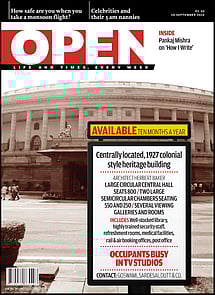 open magazine cover