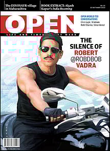 open magazine cover
