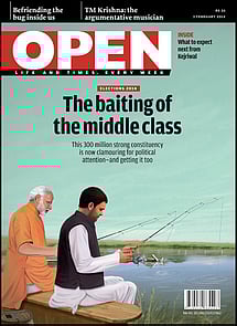open magazine cover